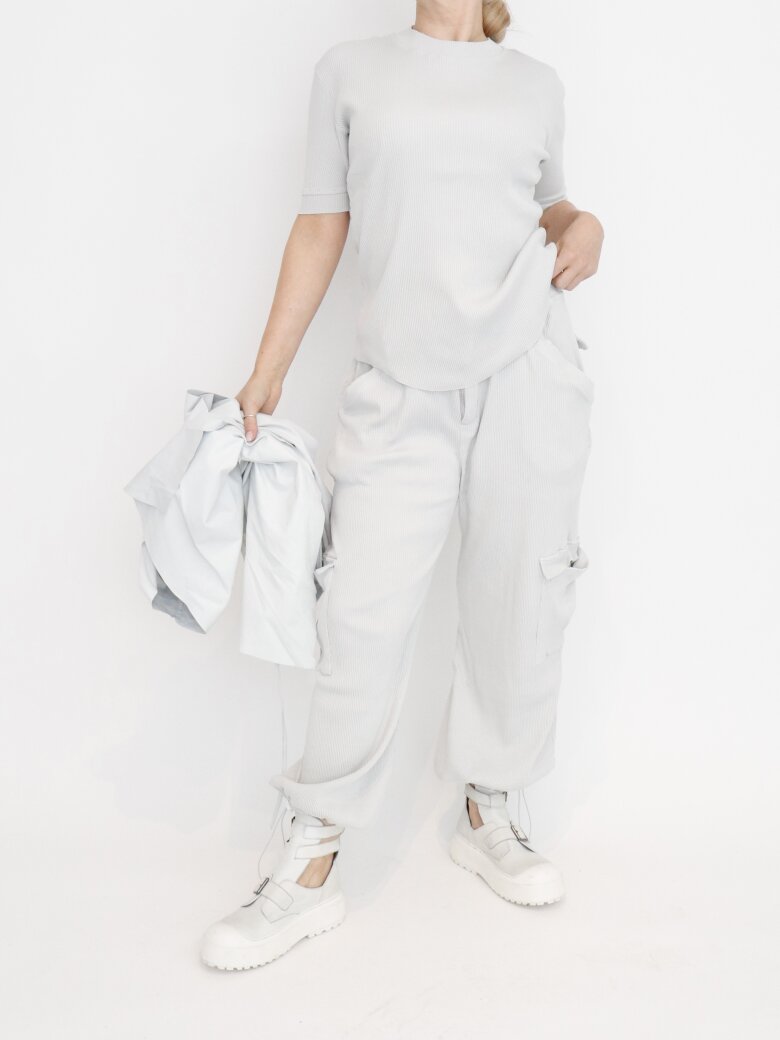 Sort Aarhus - Pants with pockets and button closure