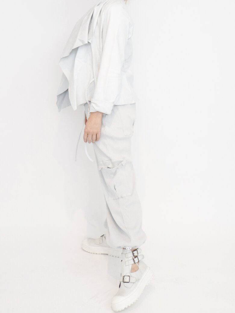 Sort Aarhus - Pants with pockets and button closure