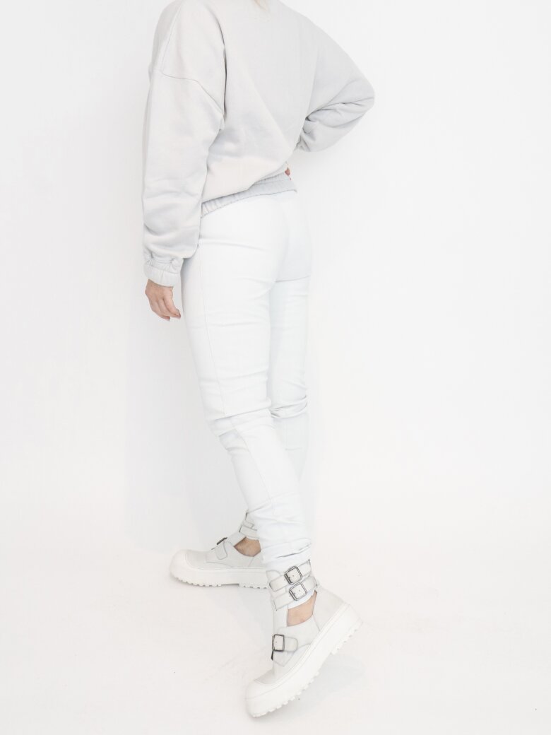 Sort Aarhus - High waist leather leggings