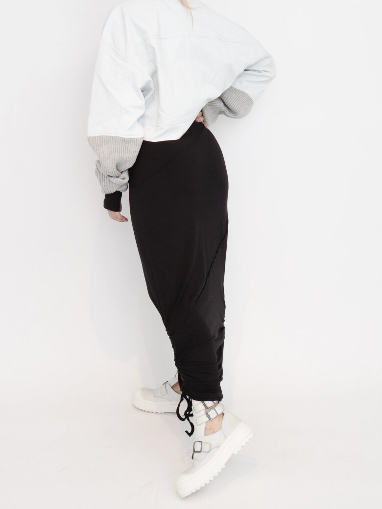 Sort Aarhus - Cropped leather jacket