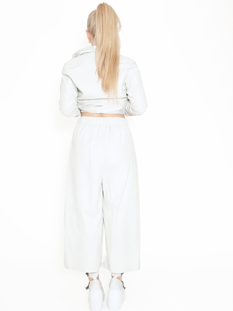 Sort Aarhus - Thin leather pants