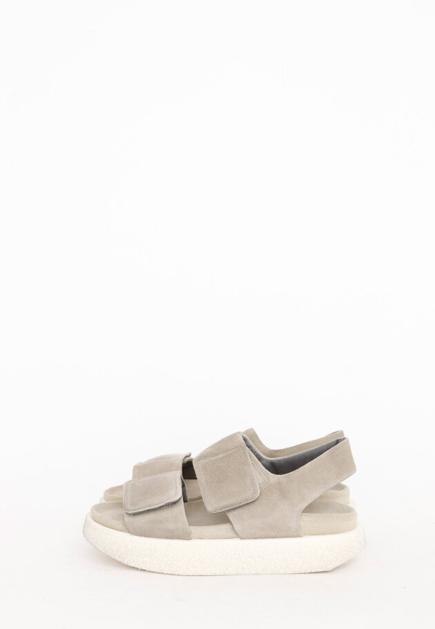 Lofina - Sandal i ruskind med velcro