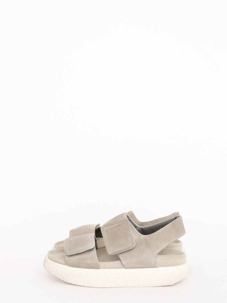 Lofina - Sandal i ruskind med velcro