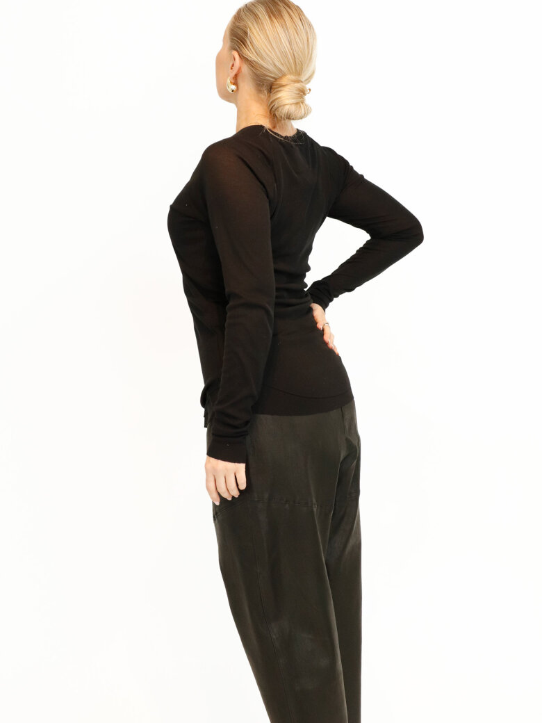 Sort Aarhus - Bluse i lyocell