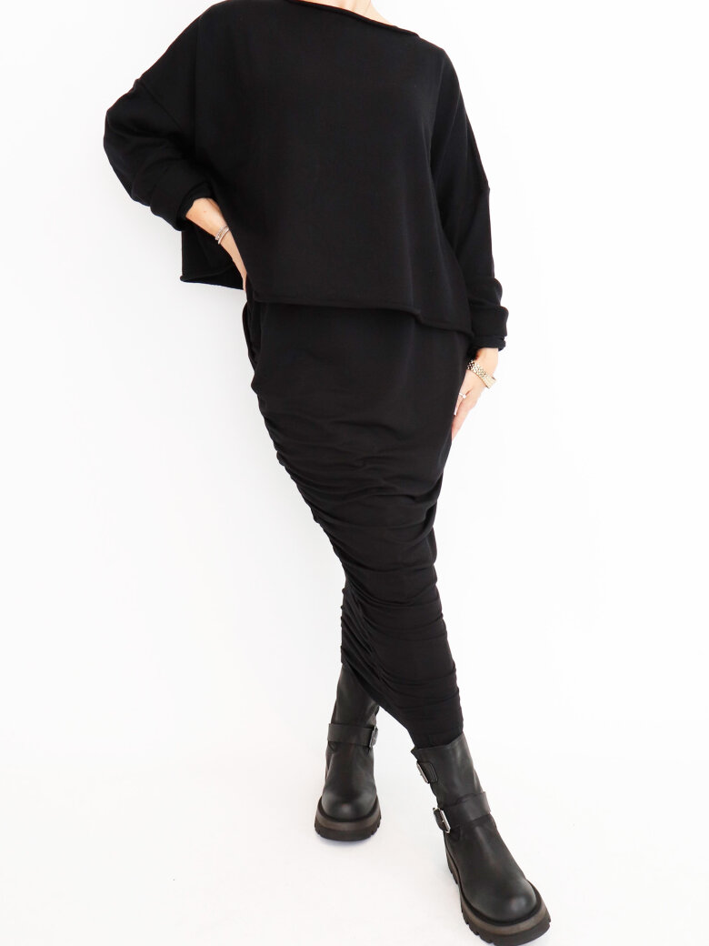 Sort Aarhus - Tight fit skirt with elastic