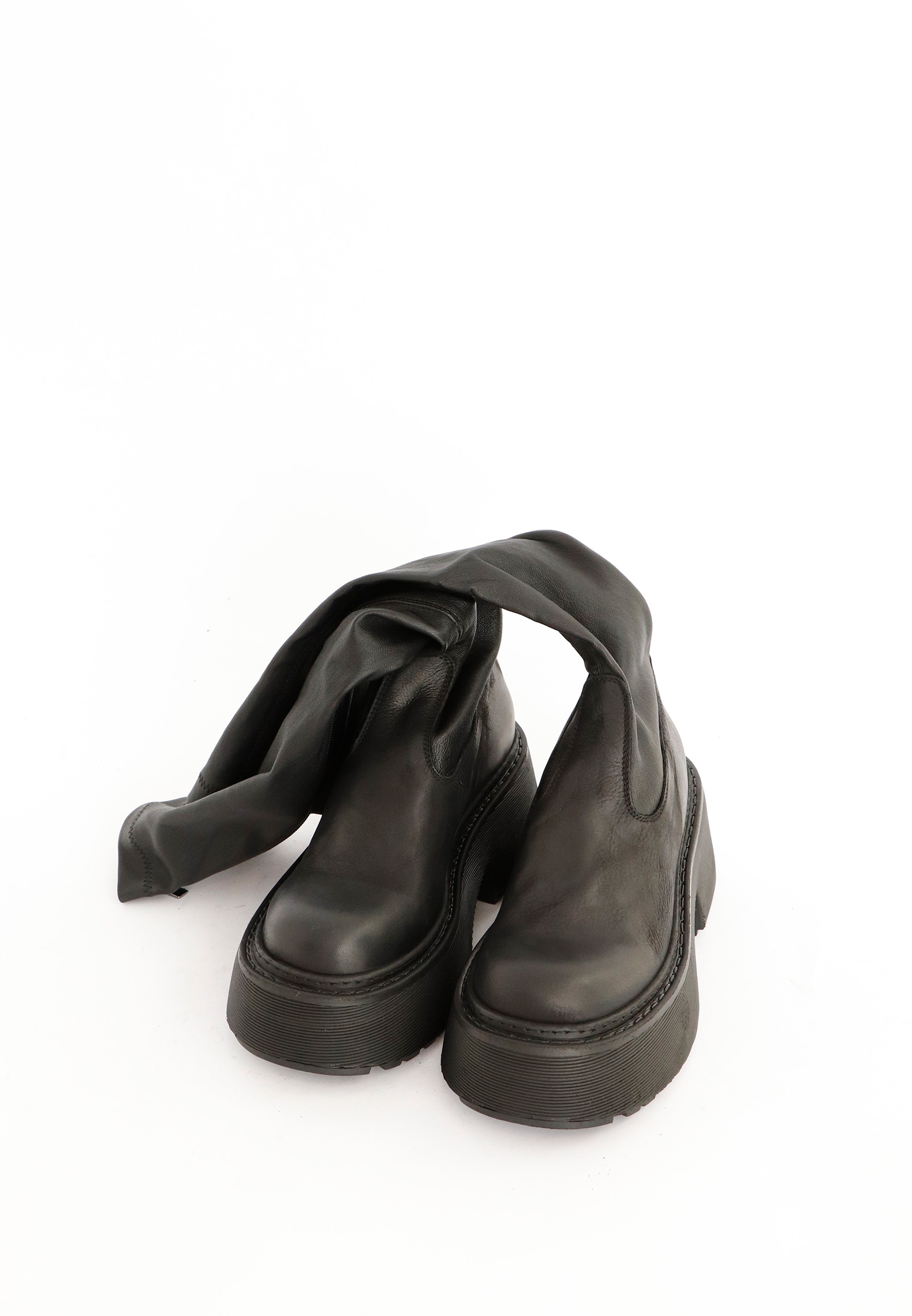 Lofina - Long boots - Sort Aarhus - Long boot with stretch shaft