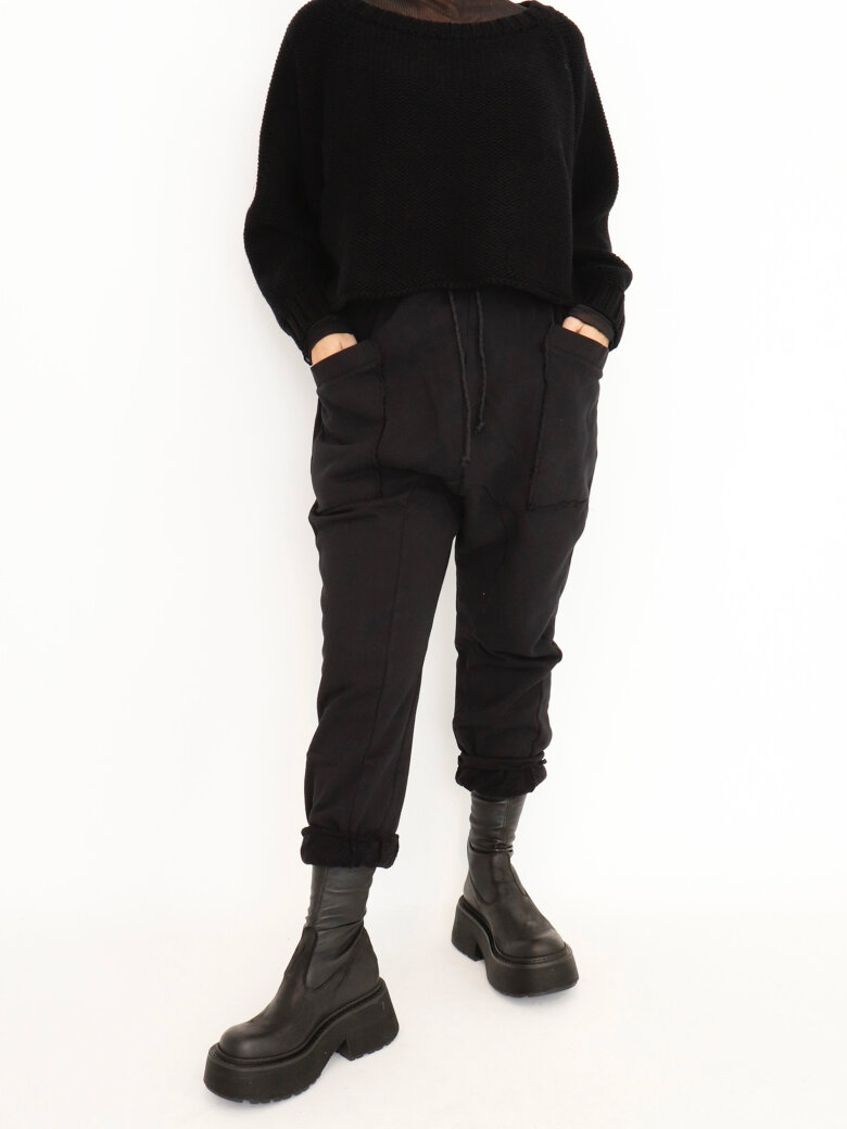 Sort Aarhus - Baggy sweat pants med lommer