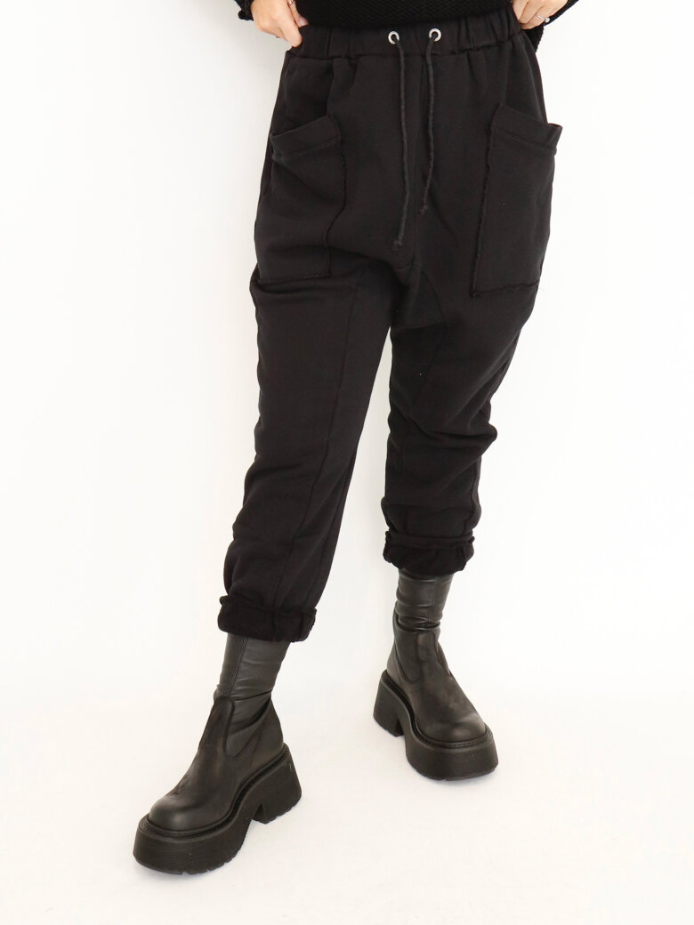Sort Aarhus - Baggy sweat pants med lommer