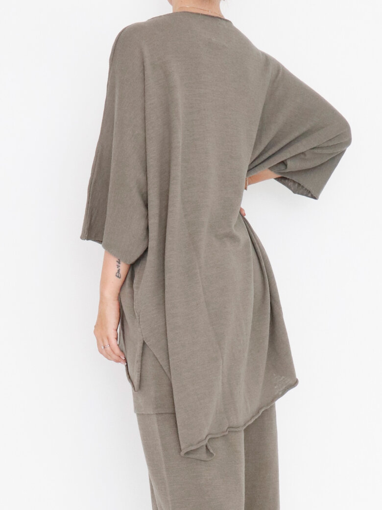 Sort Aarhus - Oversized knit sweater