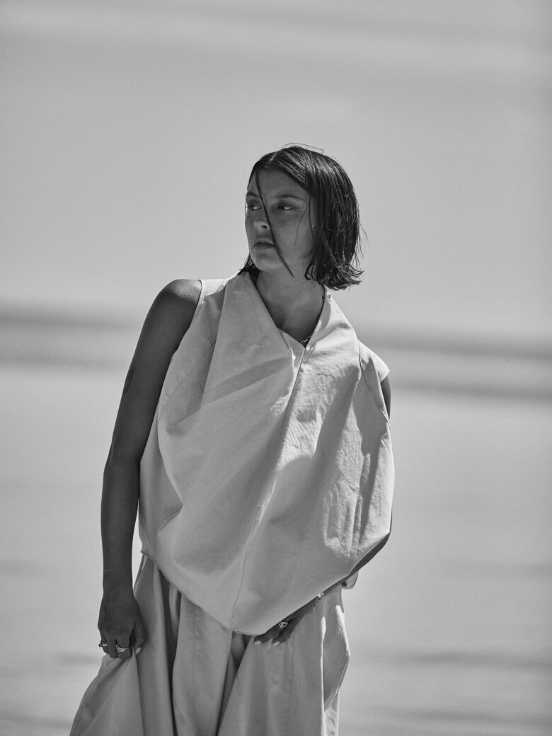 Sort Aarhus - Elegant loose fit top
