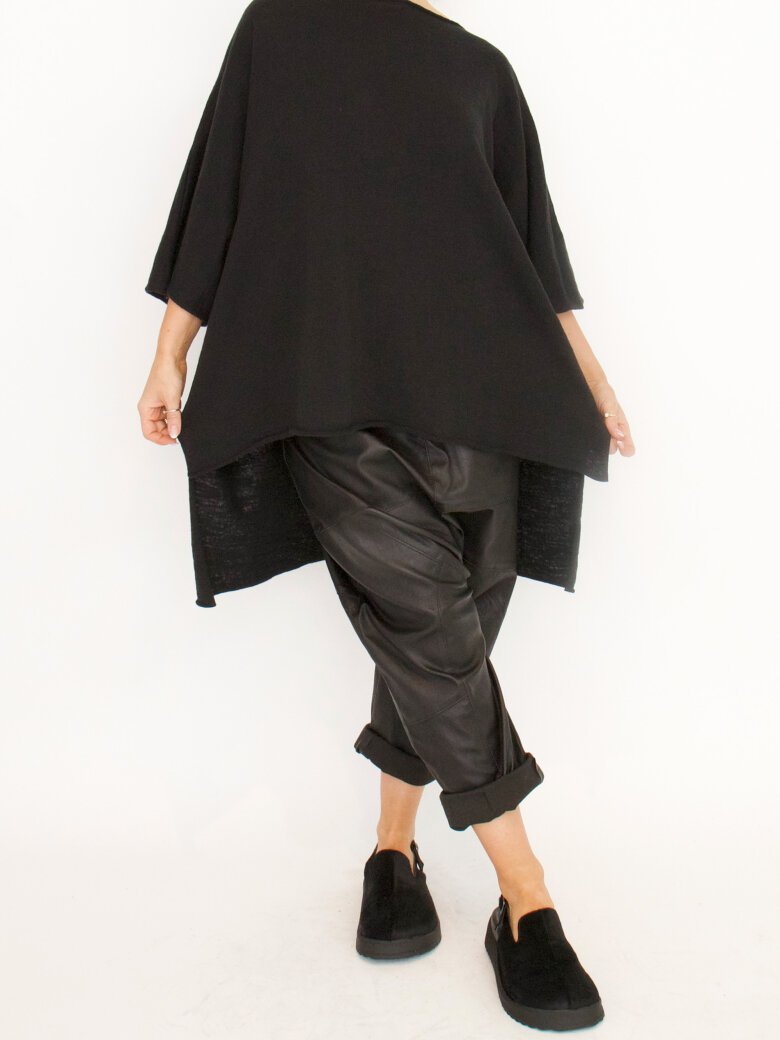 Sort Aarhus - Oversized knit sweater