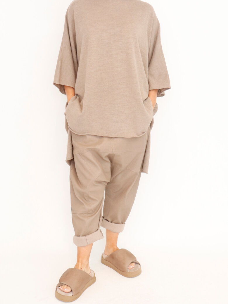 Sort Aarhus - Oversized knit sweater