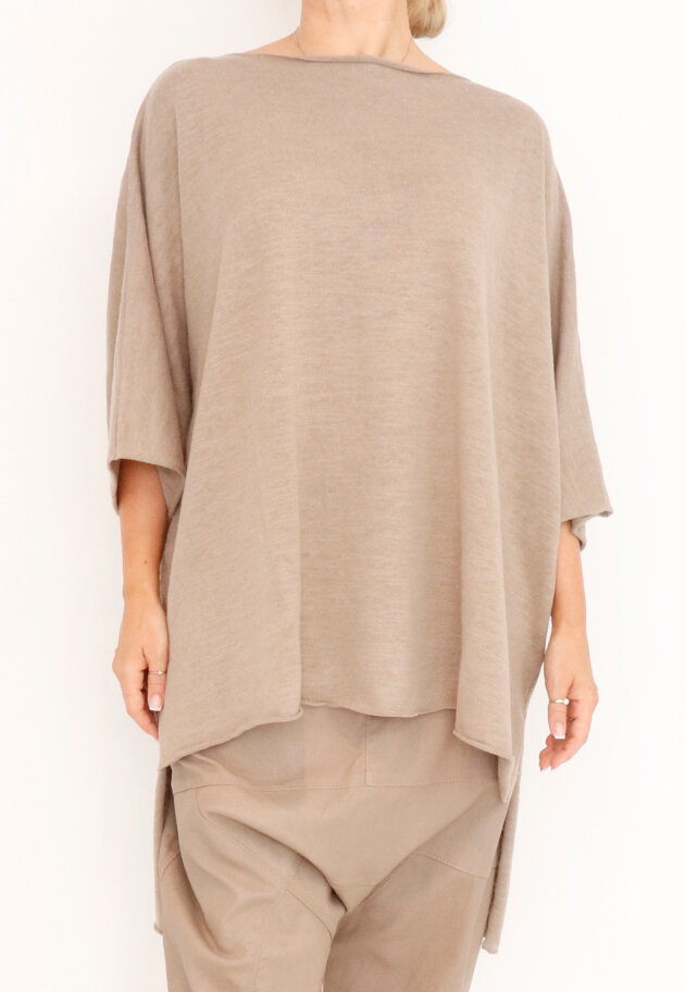 Sort Aarhus - Oversized knit sweater