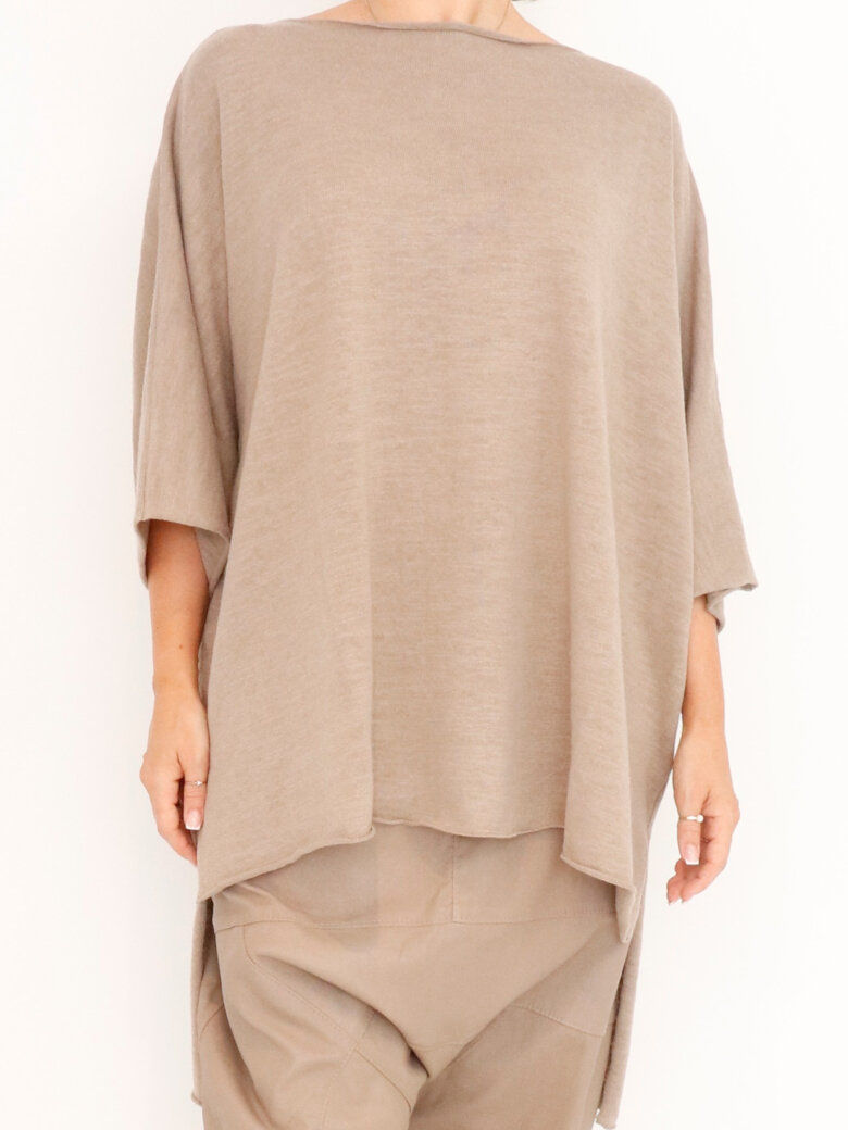 Sort Aarhus - Oversized knit sweater