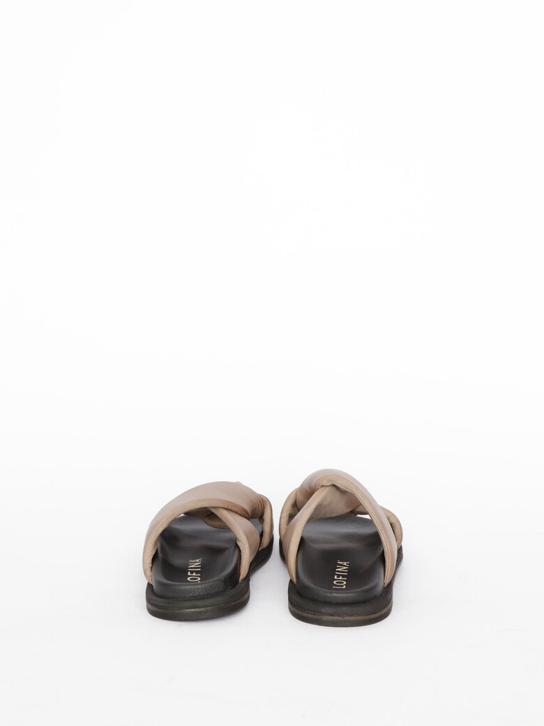 Lofina - Sandal with twist detail and leather sole