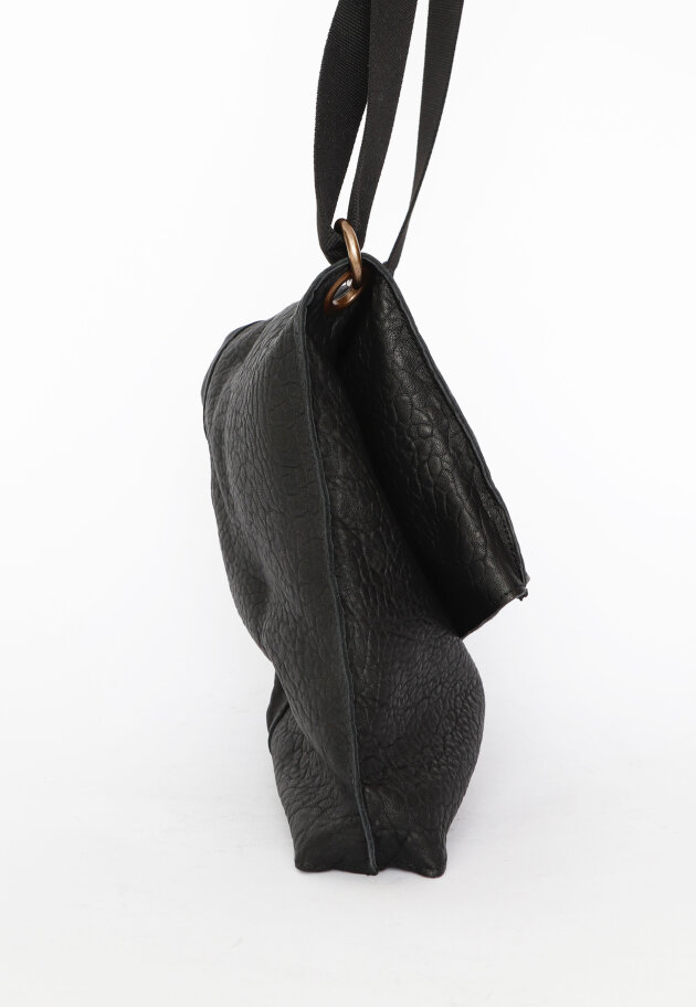 Sort Aarhus - Shoulder bag with button closure