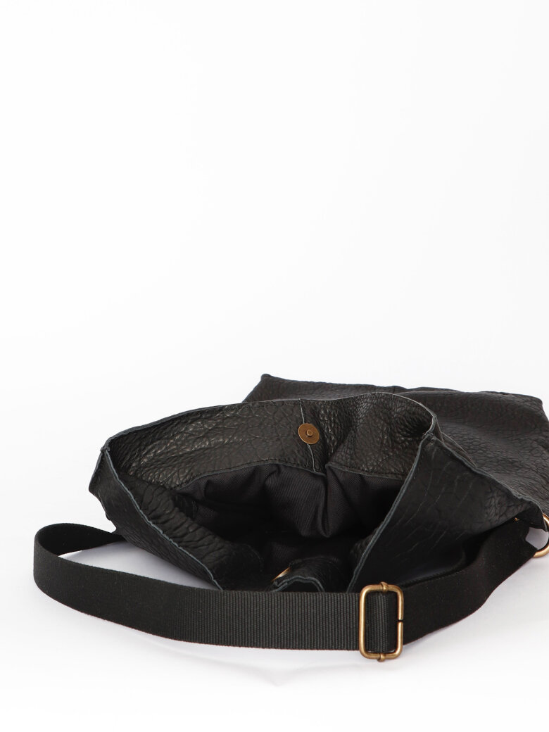 Sort Aarhus - Shoulder bag with button closure
