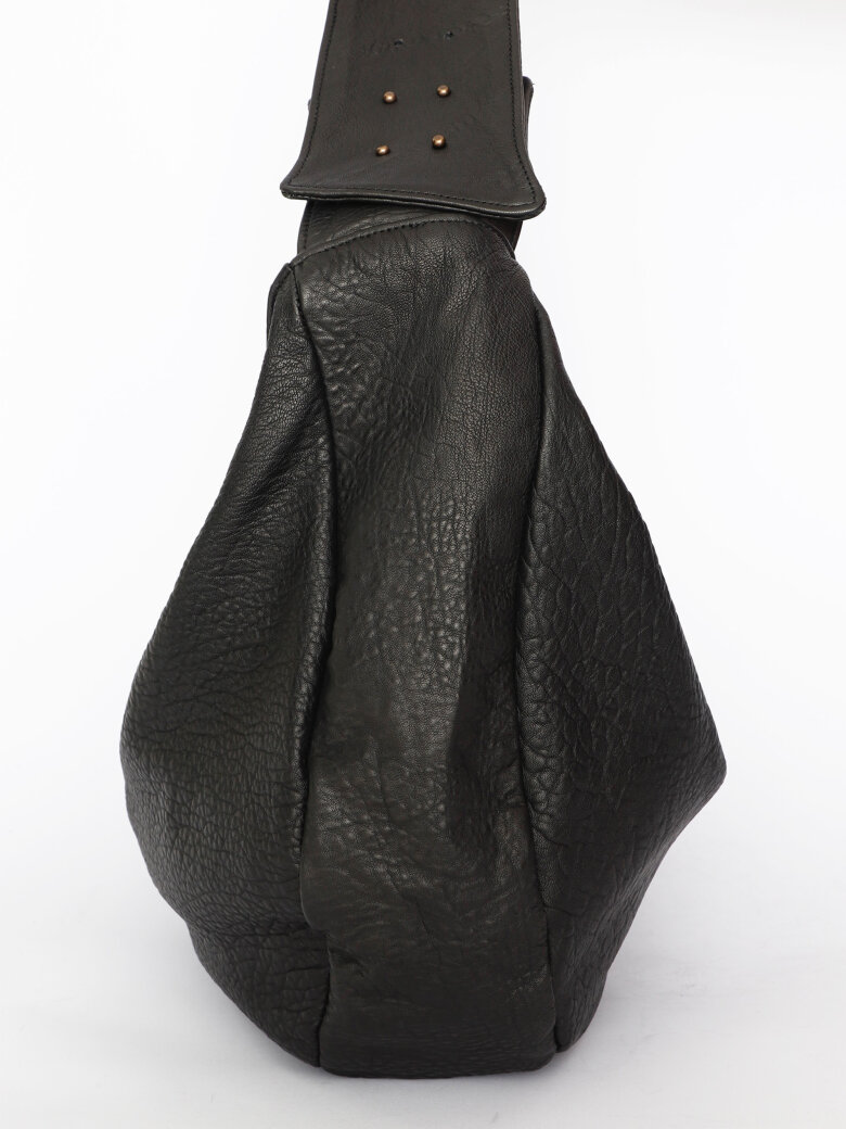 Sort Aarhus - Spacious shoulder bag with zipper