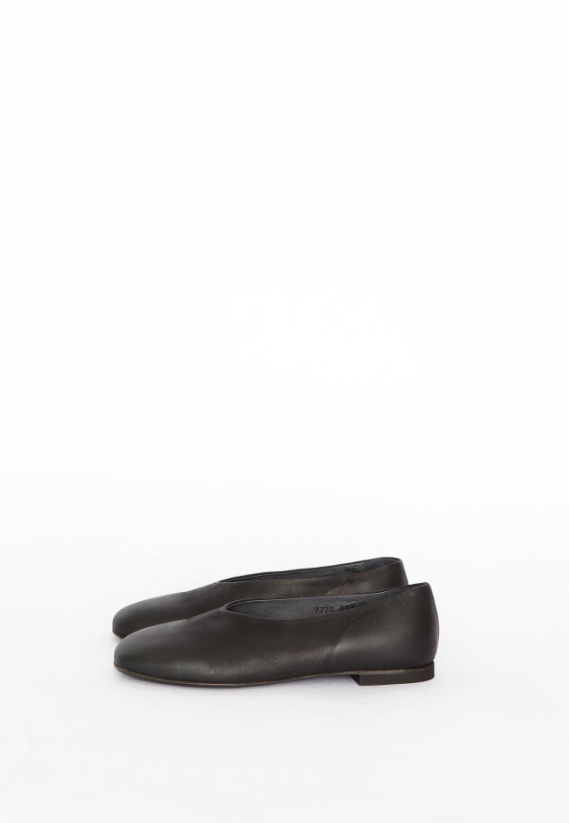 Sort Aarhus - Ballet flat with leather sole