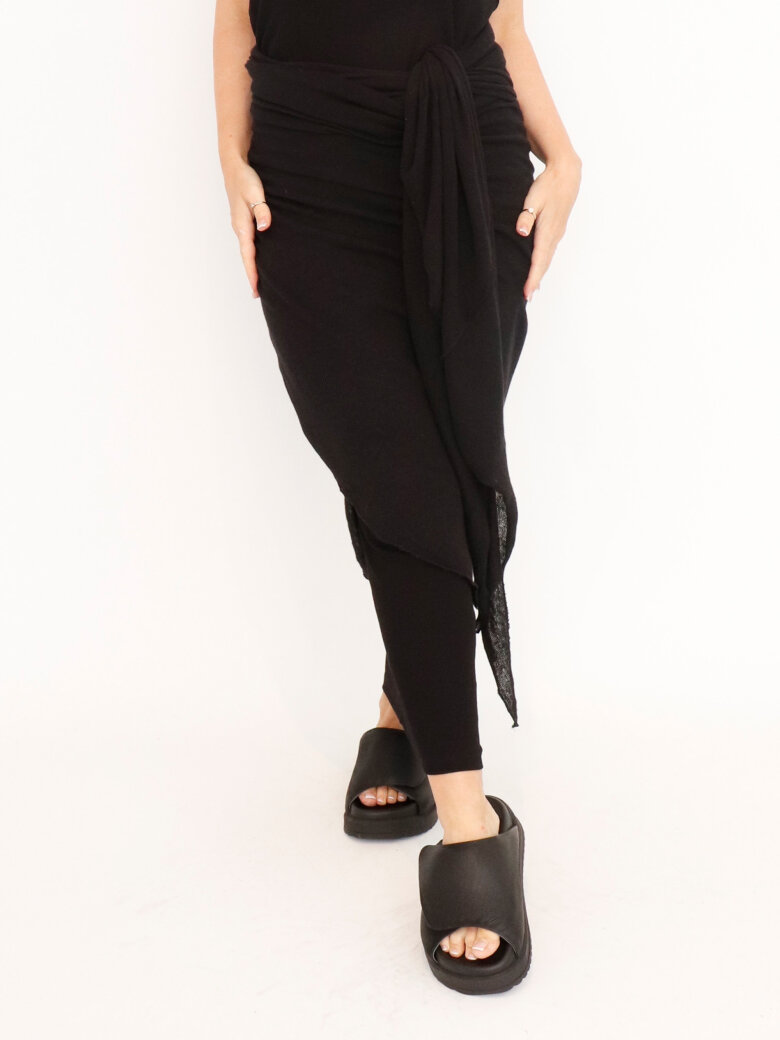 Sort Aarhus - Multifunctional scarf in cotton/linen
