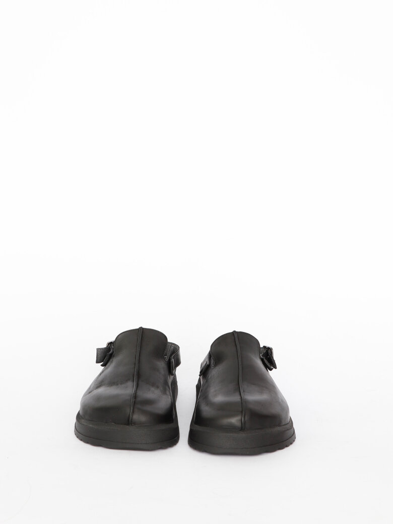 Sort Aarhus - Clog with heel strap and buckle