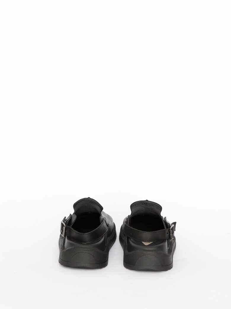 Sort Aarhus - Clog with heel strap and buckle