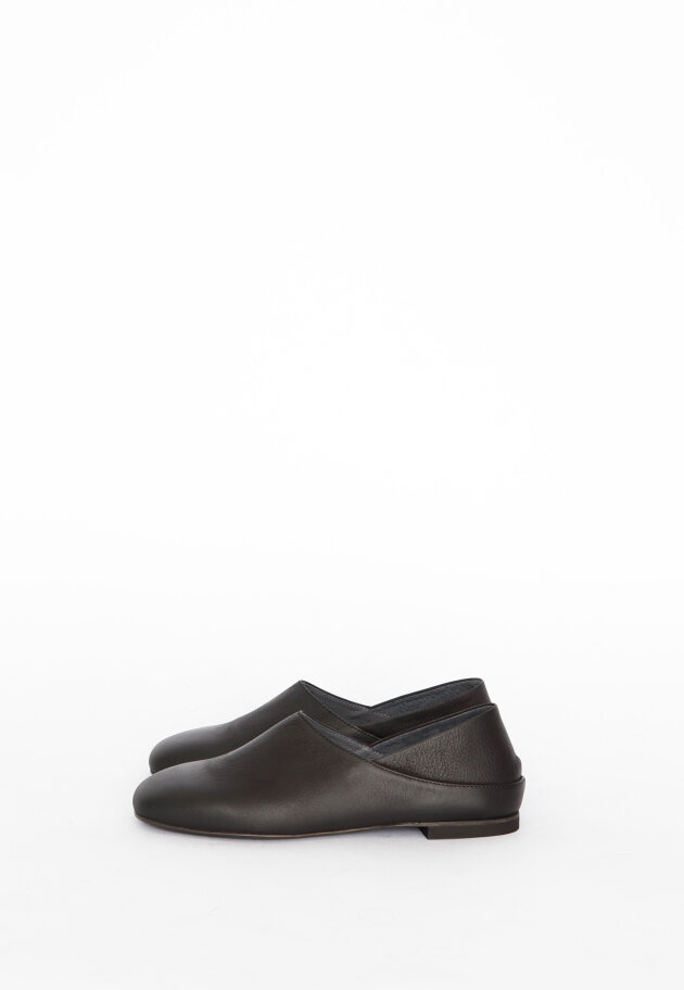 Sort Aarhus - Ballet flat with leather sole
