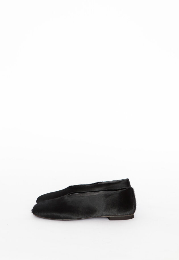 Sort Aarhus - Ballet flat with leather sole