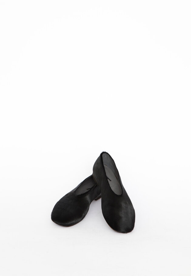 Sort Aarhus - Ballet flat with leather sole
