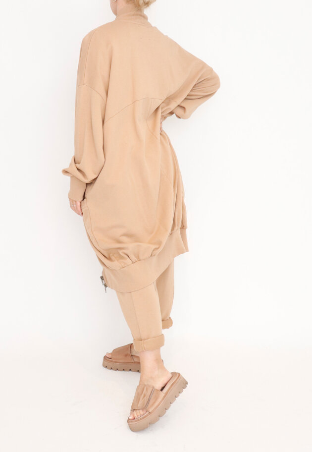 Sort Aarhus - Long cardigan with zipper
