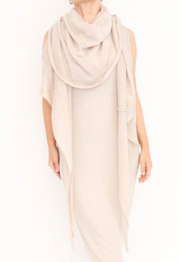 Sort Aarhus - Multifunctional scarf in cotton/linen