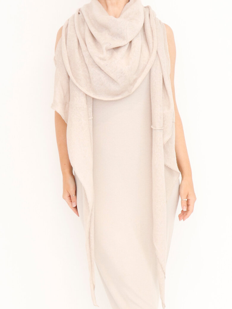 Sort Aarhus - Multifunctional scarf in cotton/linen