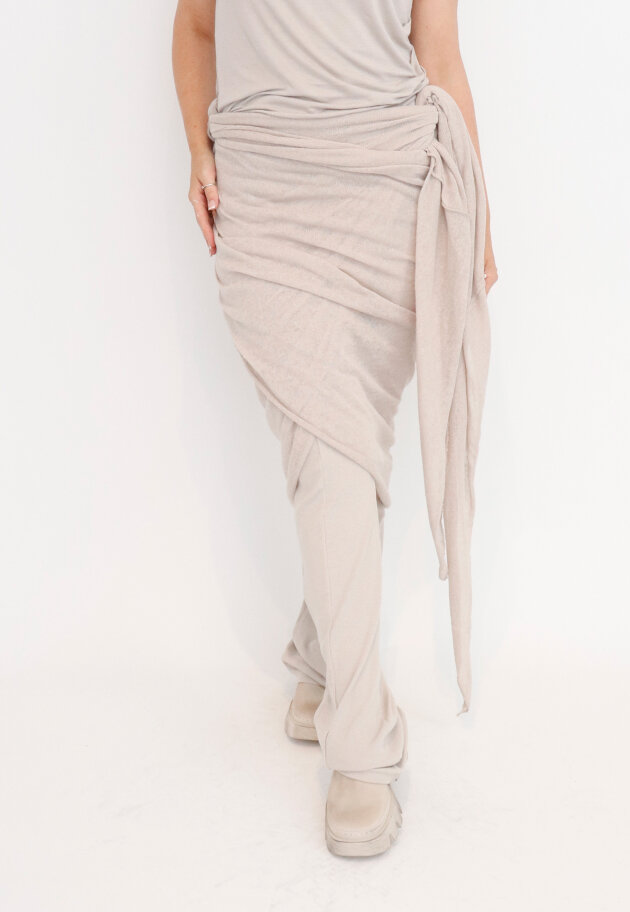 Sort Aarhus - Multifunctional scarf in cotton/linen