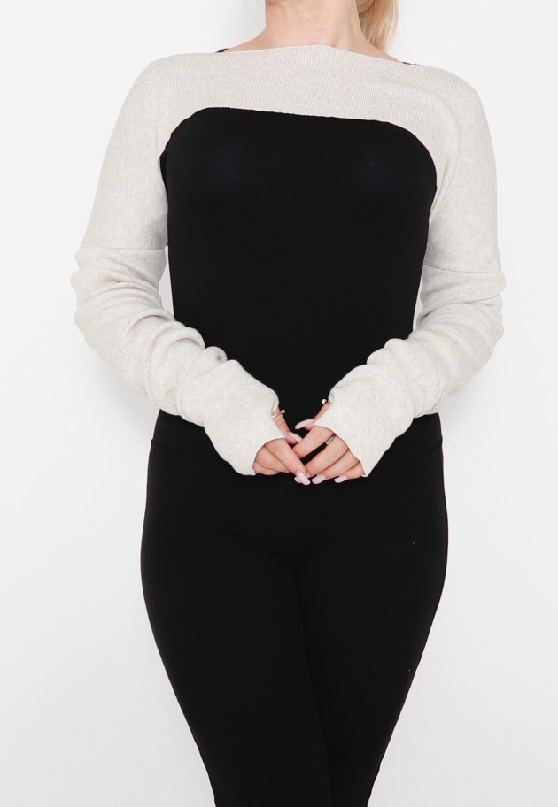 Sort Aarhus - Knit sleeves