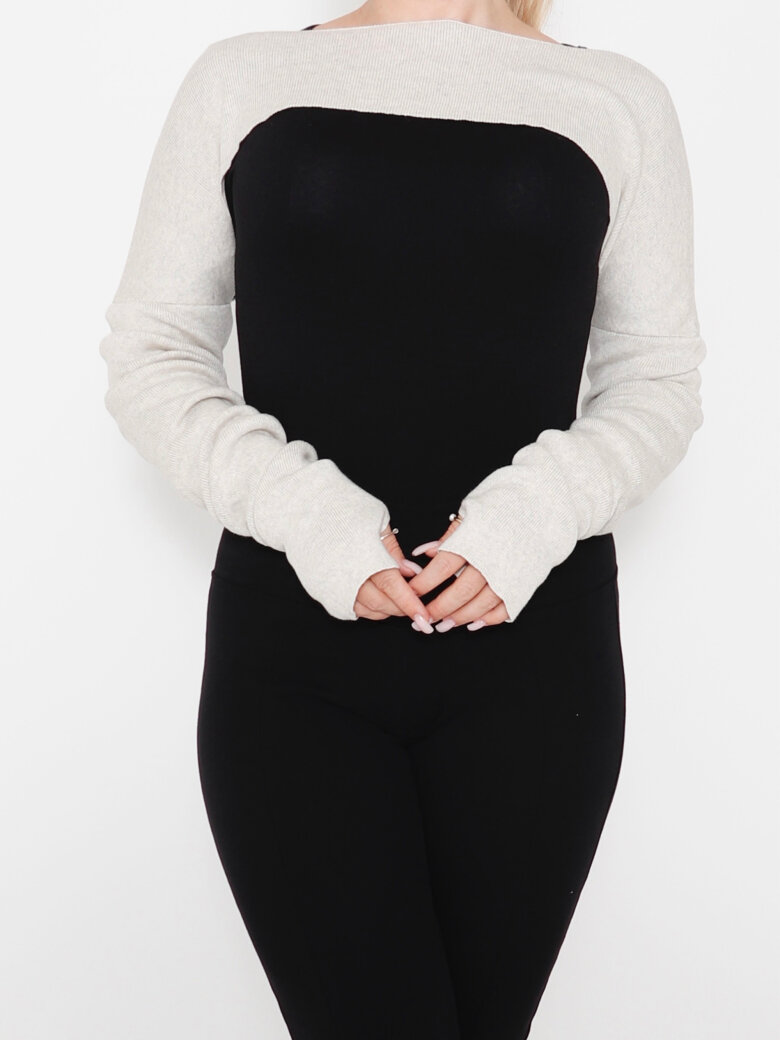 Sort Aarhus - Knit sleeves