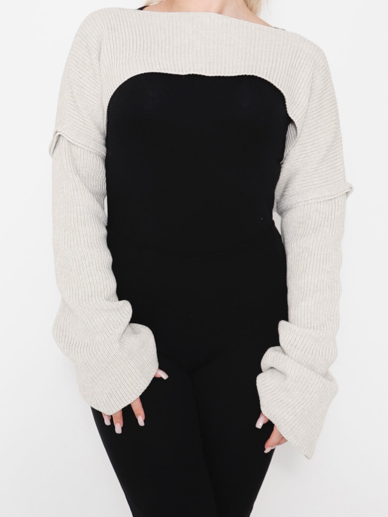 Sort Aarhus - Knit sleeves