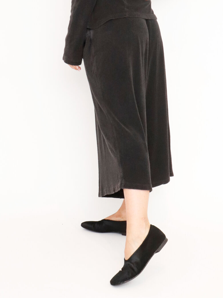 Sort Aarhus - 3/4-length wide pants