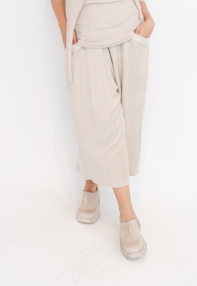 Sort Aarhus - 3/4-length wide pants