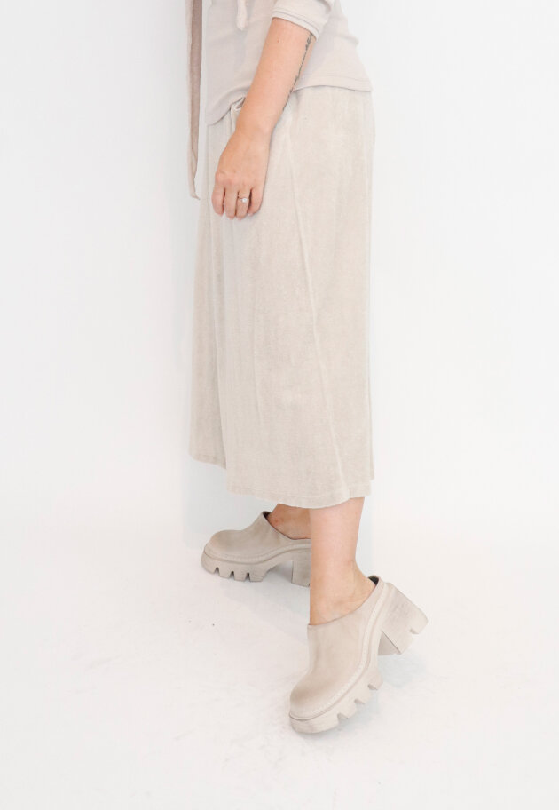 Sort Aarhus - 3/4-length wide pants