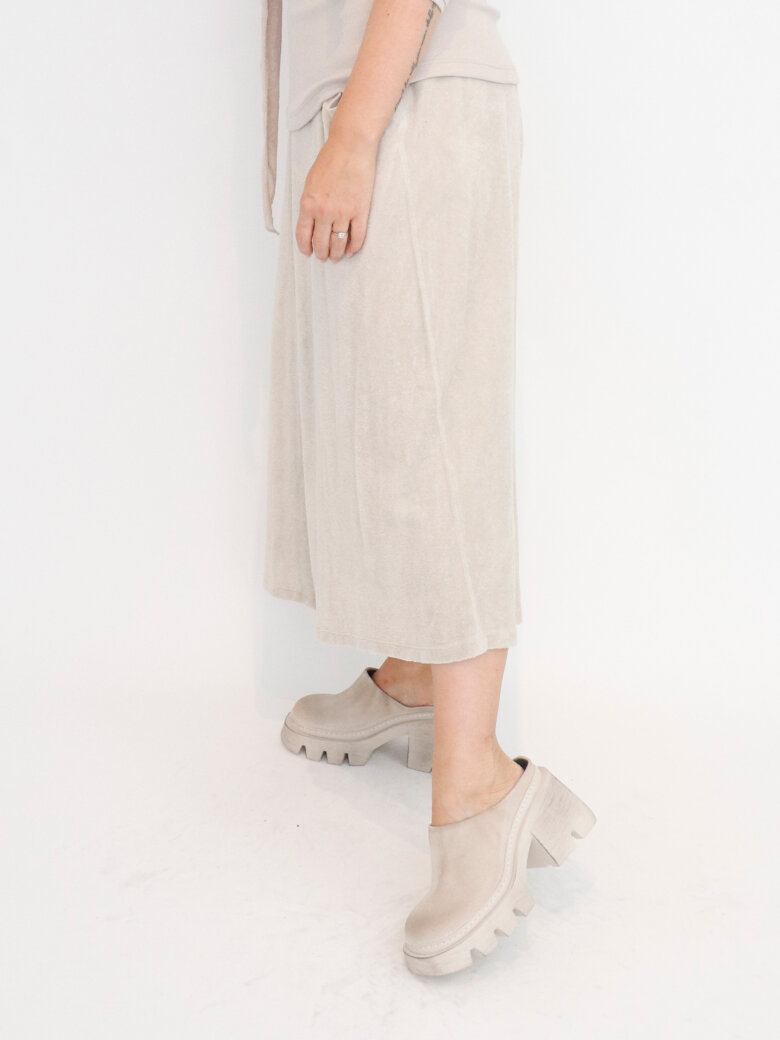 Sort Aarhus - 3/4-length wide pants