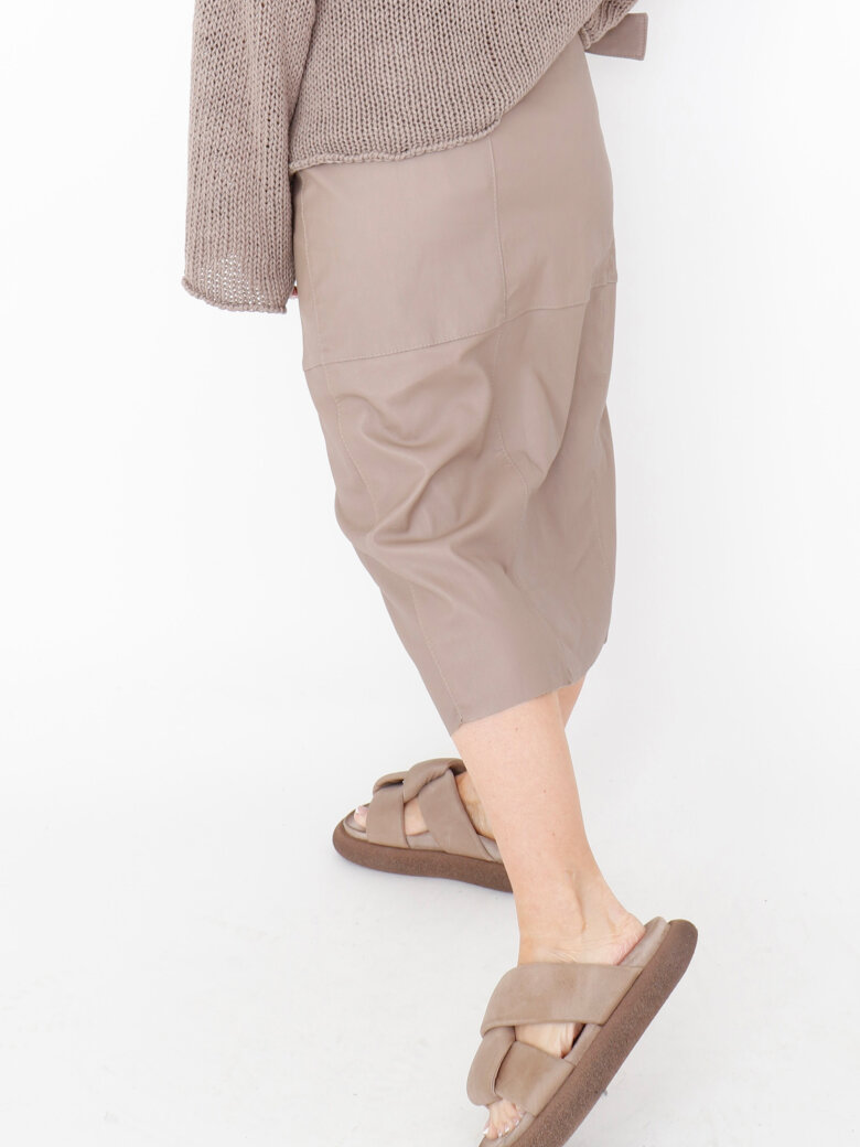 Sort Aarhus - Leather skirt