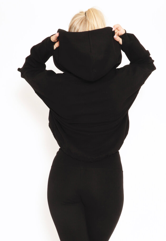 Blouse with zipper