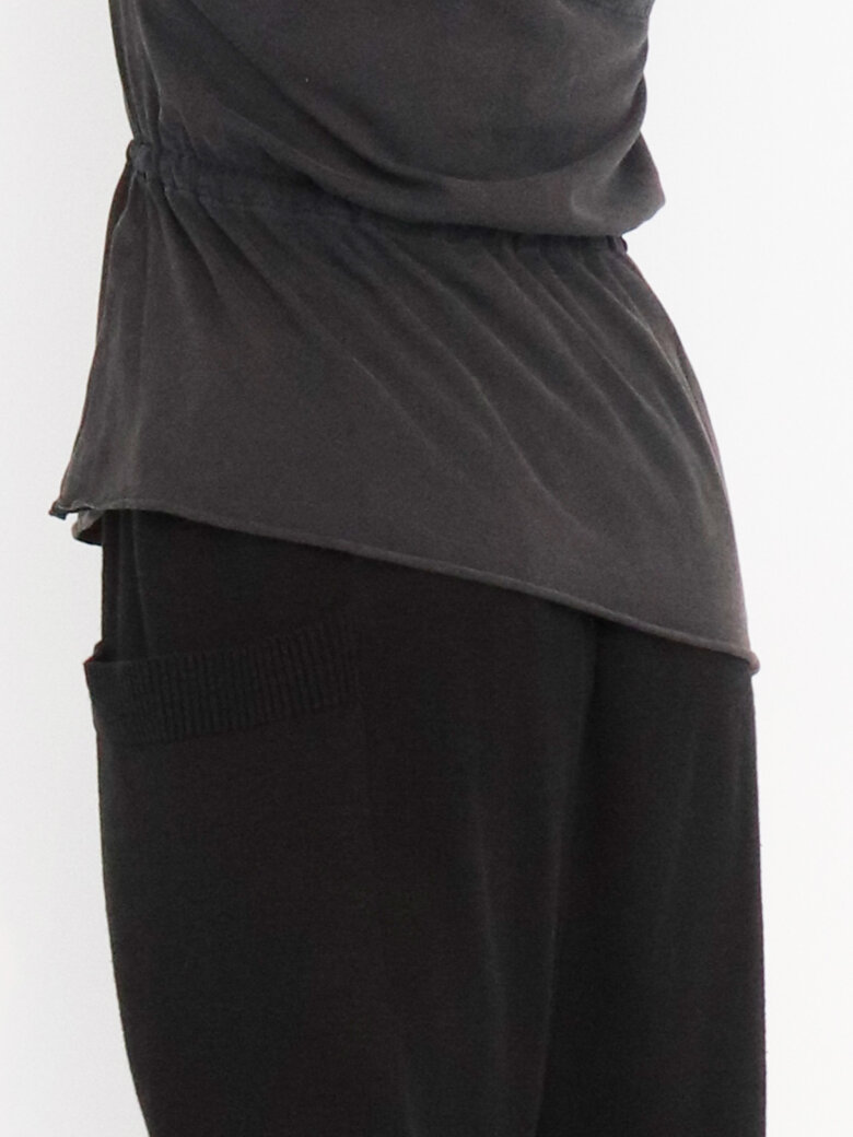 Sort Aarhus - Top with adjustable tie