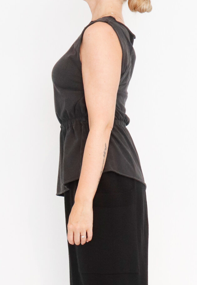 Sort Aarhus - Top with adjustable tie