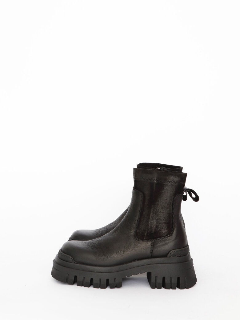 Lofina - Boot with suede and zipper