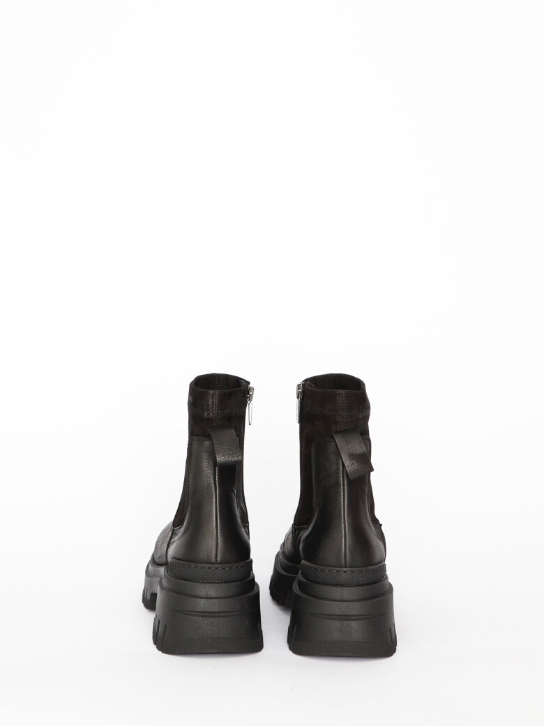 Lofina - Boot with suede and zipper