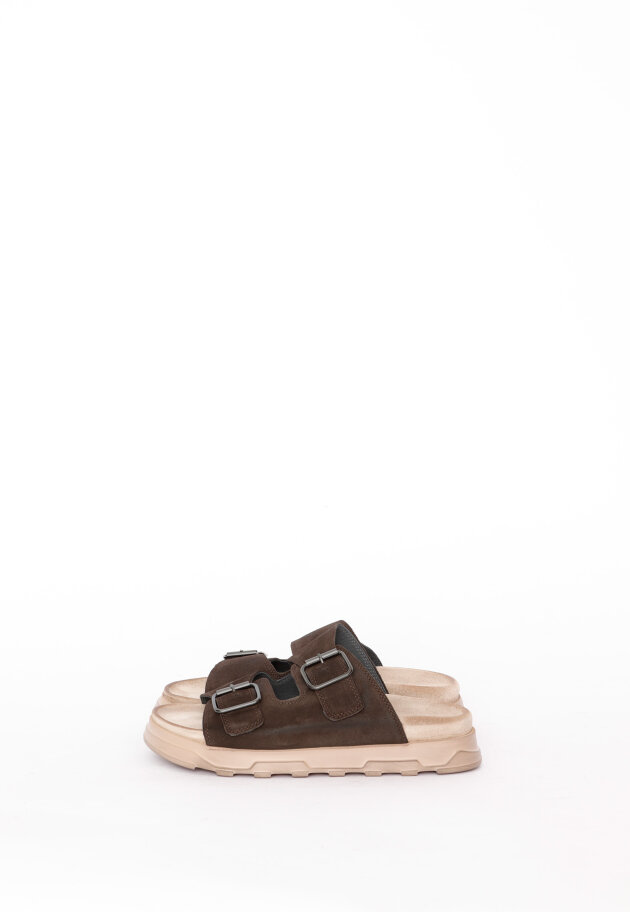 Lofina - Sandal med fodsengssål og spænder