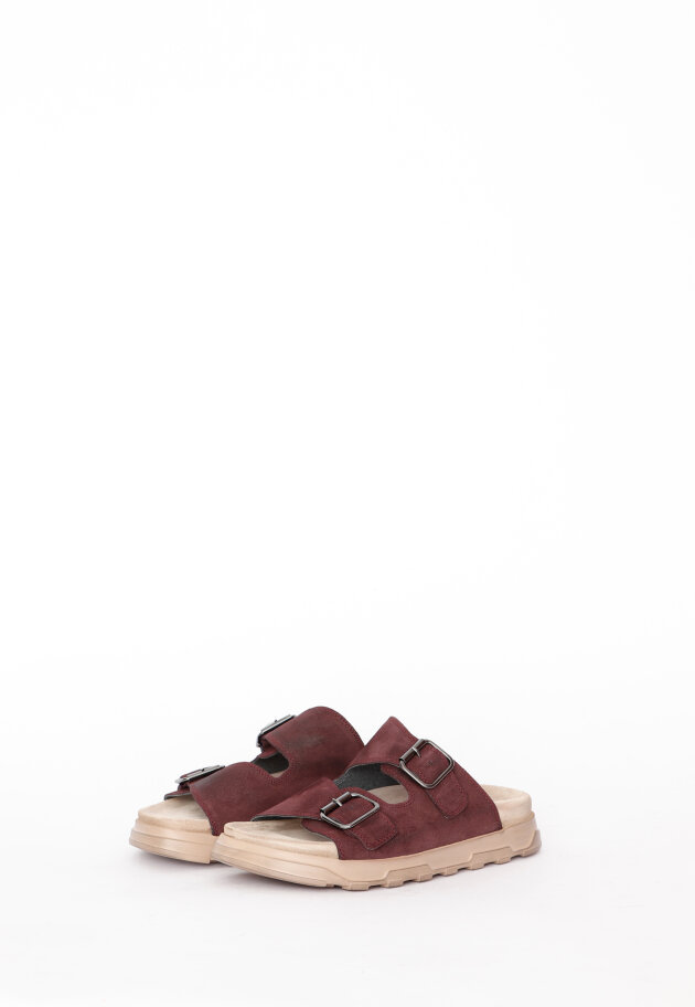 Lofina - Sandal with footbed sole and buckles