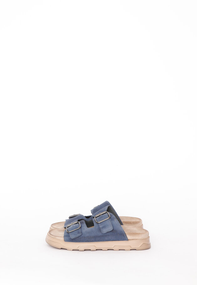 Lofina - Sandal with footbed sole and buckles
