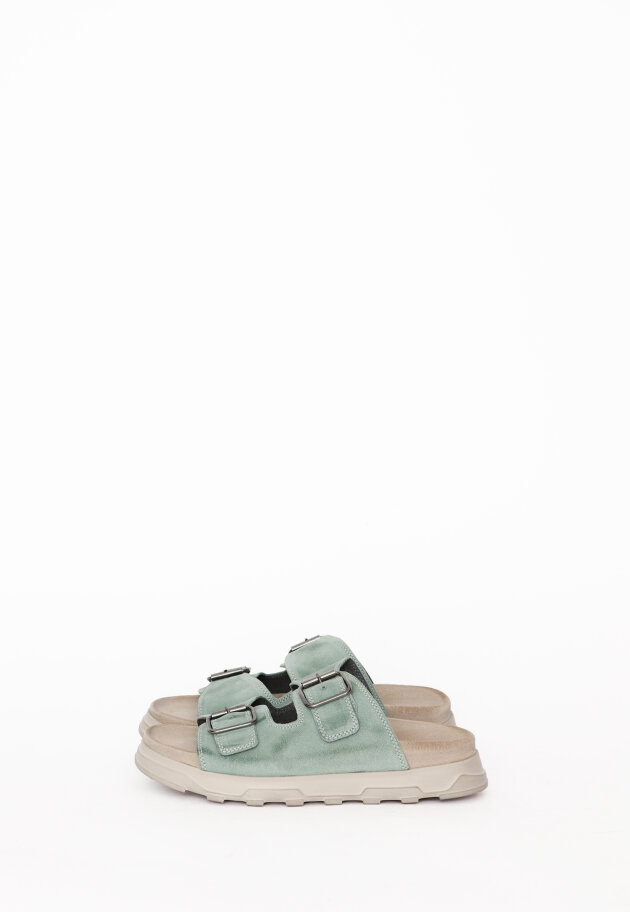 Lofina - Sandal with footbed sole and buckles